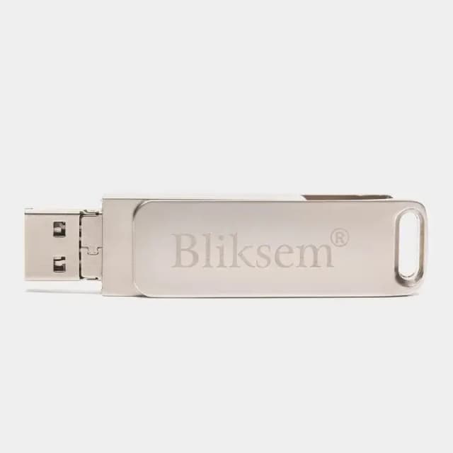 Bilkism Flash Drive USB 3 in 1 Function Type C, Type B and Type A connector